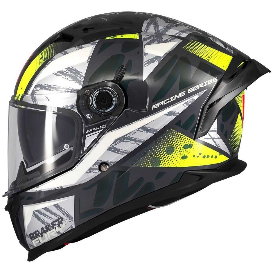 Casco Moto Integrale Mt Helmets BRAKER SV FURY C6 Lucido - immagine 4