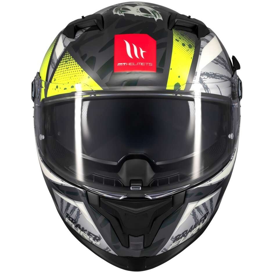 Casco Moto Integrale Mt Helmets BRAKER SV FURY C6 Lucido - immagine 6