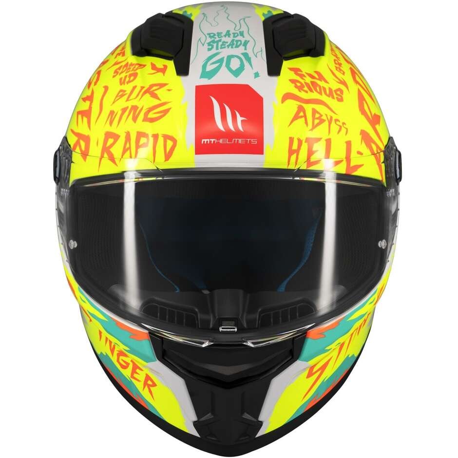 Casco Moto Integrale Mt Helmets STINGER 2 ARDENT A3 Lucido - immagine 3
