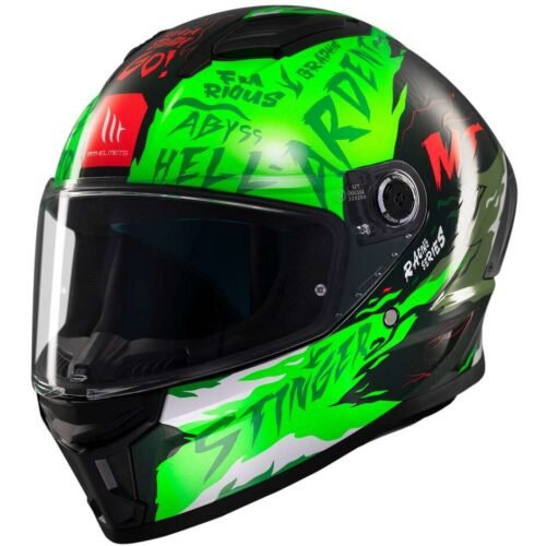 Casco Moto Integrale Mt Helmets STINGER 2 ARDENT C6 Lucido