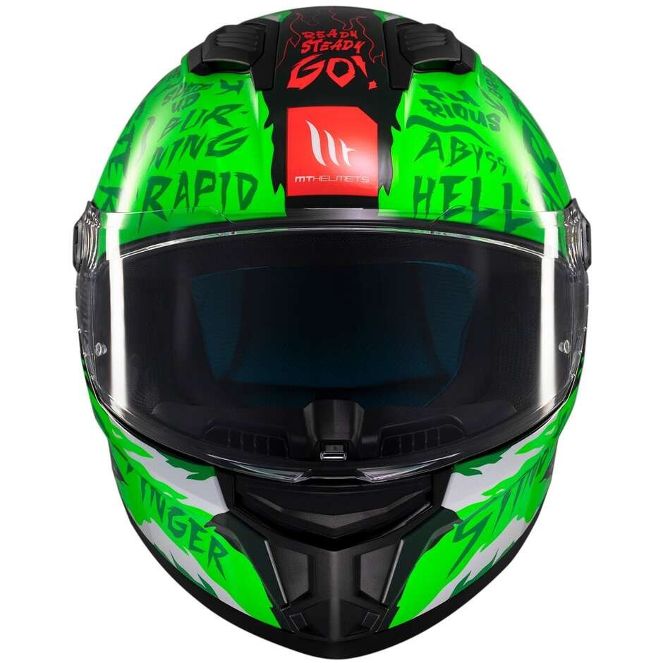Casco Moto Integrale Mt Helmets STINGER 2 ARDENT C6 Lucido - immagine 2