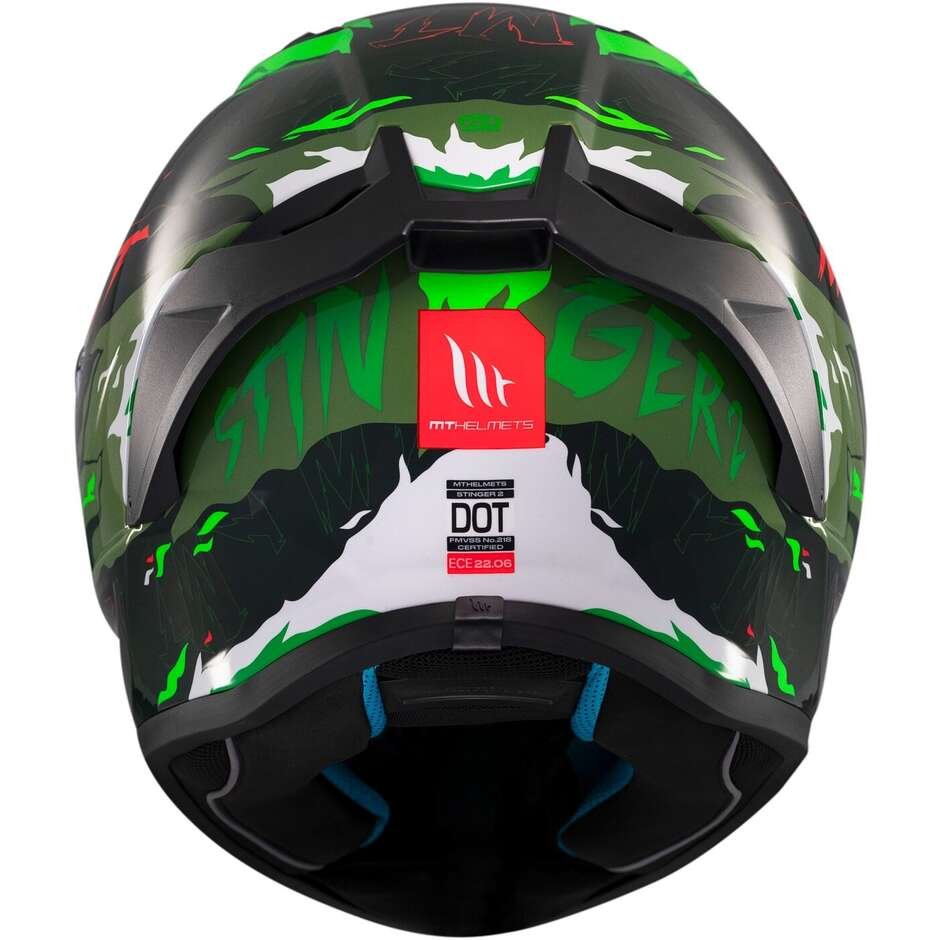 Casco Moto Integrale Mt Helmets STINGER 2 ARDENT C6 Lucido - immagine 8