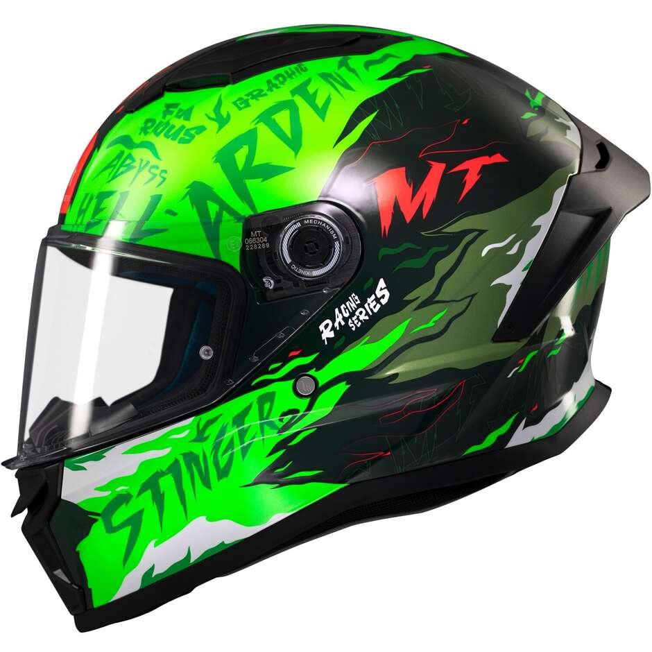 Casco Moto Integrale Mt Helmets STINGER 2 ARDENT C6 Lucido - immagine 5