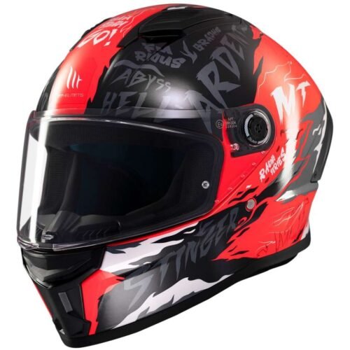 Casco Moto Integrale Mt Helmets STINGER 2 ARDENT C5 Lucido