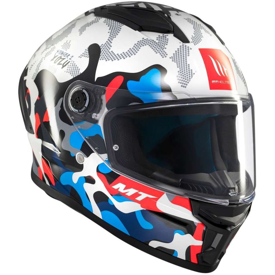 Casco Moto Integrale Mt Helmets STINGER 2 YOZU A7 Lucido - immagine 2