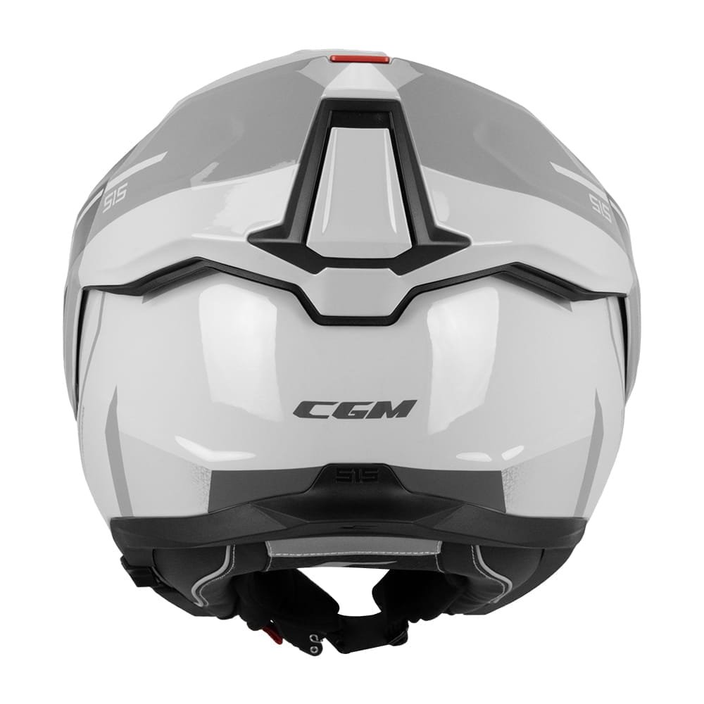 Casco Moto Modulare Reversibile Cgm 515G VERSO SPORT Bigio Grigio Lucido - immagine 3