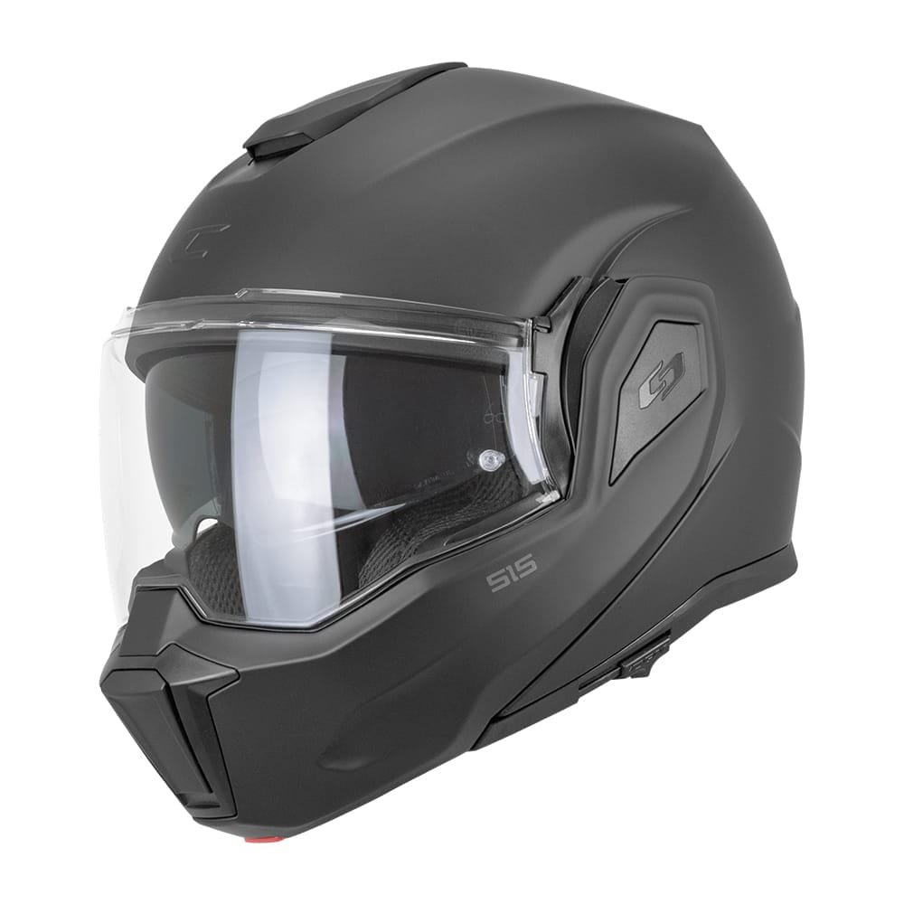 Casco Moto Modulare Reversibile Cgm 515a Verso Mono Nero Opaco - immagine 3