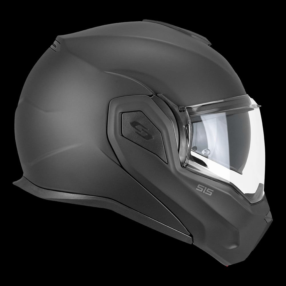 Casco Moto Modulare Reversibile Cgm 515a Verso Mono Nero Opaco - immagine 5