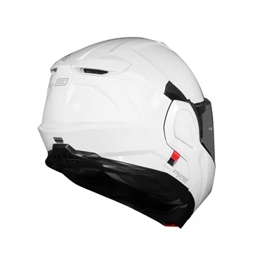 Casco Moto Modulare Reversibile Origine STRATOS Solid Bianco Lucido - immagine 3