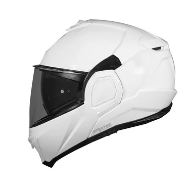 Casco Moto Modulare Reversibile Origine STRATOS Solid Bianco Lucido - immagine 4