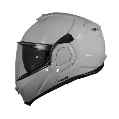 Casco Moto Modulare Reversibile Origine STRATOS Solid Grigio Lucido - immagine 3
