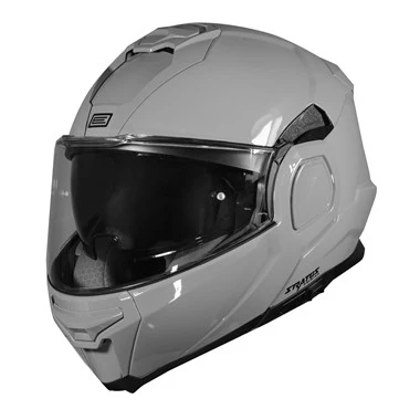 Casco Moto Modulare Reversibile Origine STRATOS Solid Grigio Lucido - immagine 4