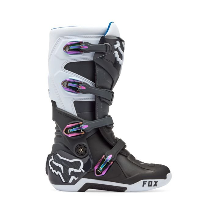 Stivali Moto Cross Enduro Fox Motion Black/Grey/White - immagine 2