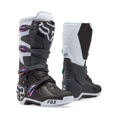 Stivali Moto Cross Enduro Fox Motion Black/Grey/White