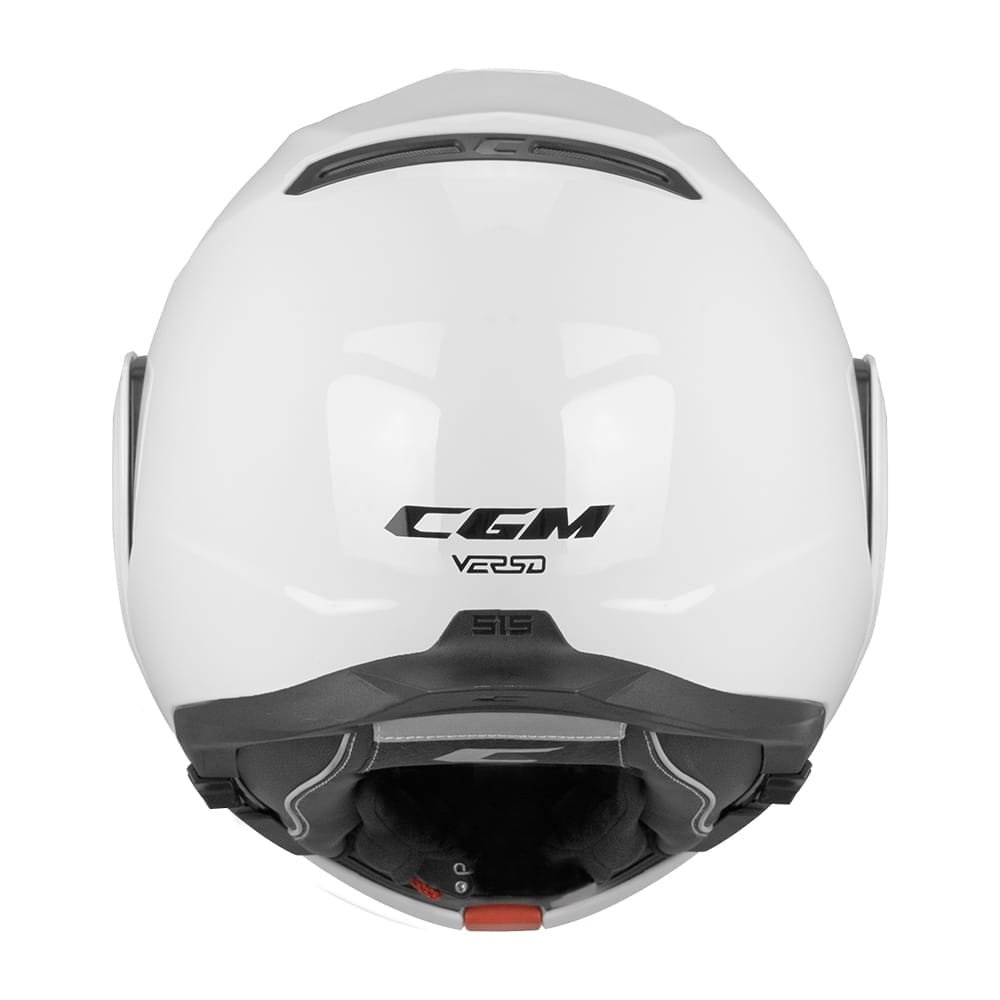 Casco Moto Modulare Reversibile Cgm 515a Verso Mono Bianco Lucido - immagine 5