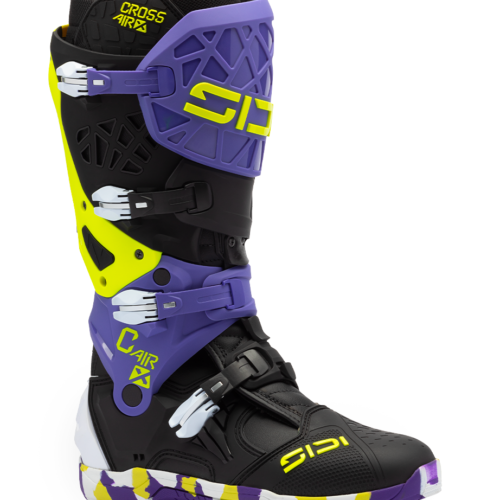 Stivali Moto Cross Sidi Crossair X Nero/Viola