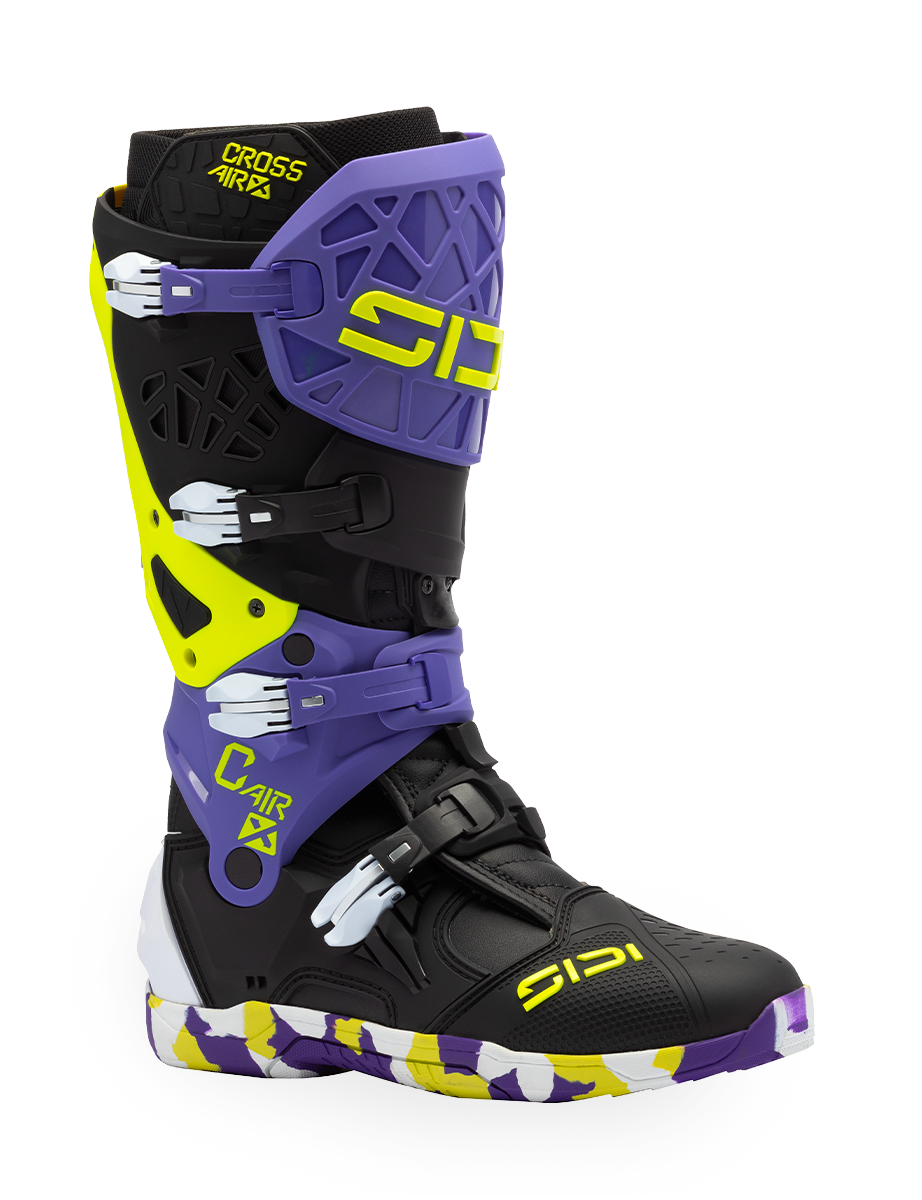 Stivali Moto Cross Sidi Crossair X Nero/Viola