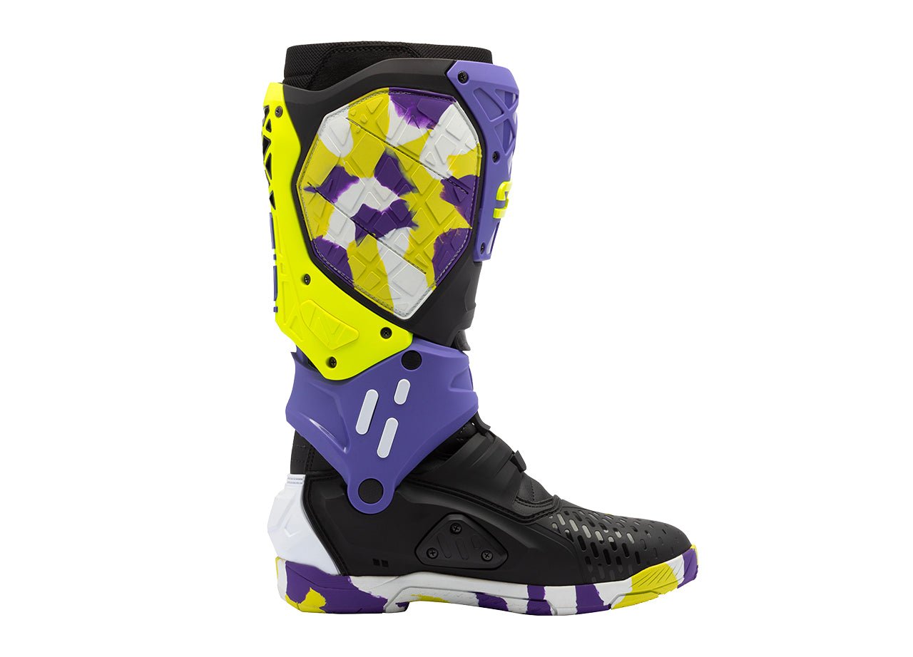 Stivali Moto Cross Sidi Crossair X Nero/Viola - immagine 2