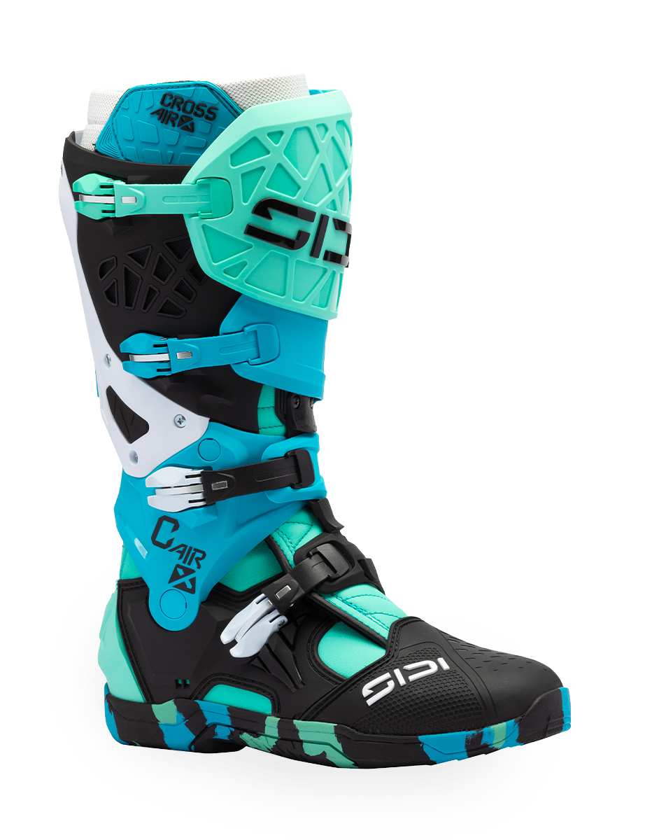 Stivali Moto Cross Sidi Crossair X Messy/Ciano