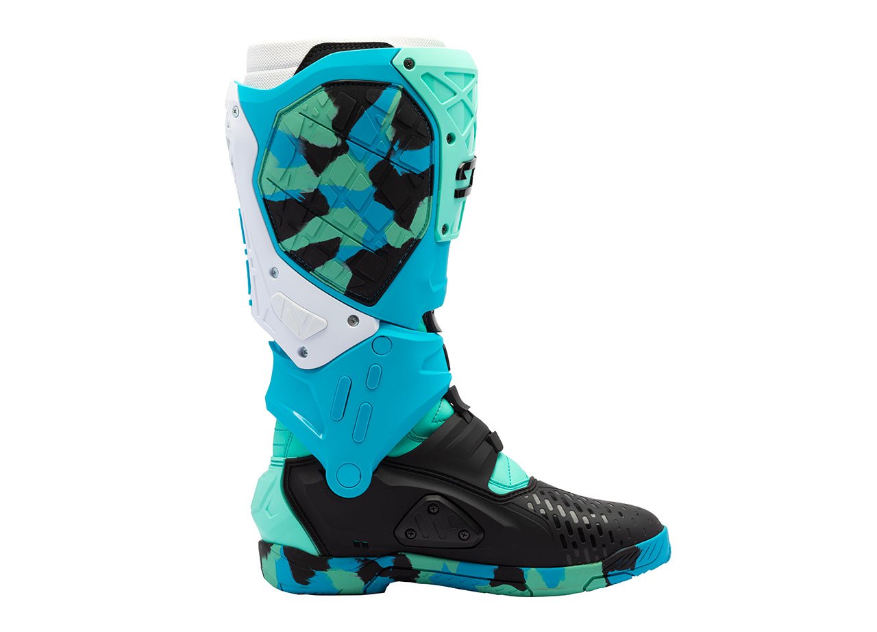 Stivali Moto Cross Sidi Crossair X Messy/Ciano - immagine 2