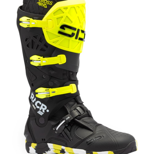 Stivali Moto Cross Sidi Crossair X RACR002 Nero/Giallo Fluo