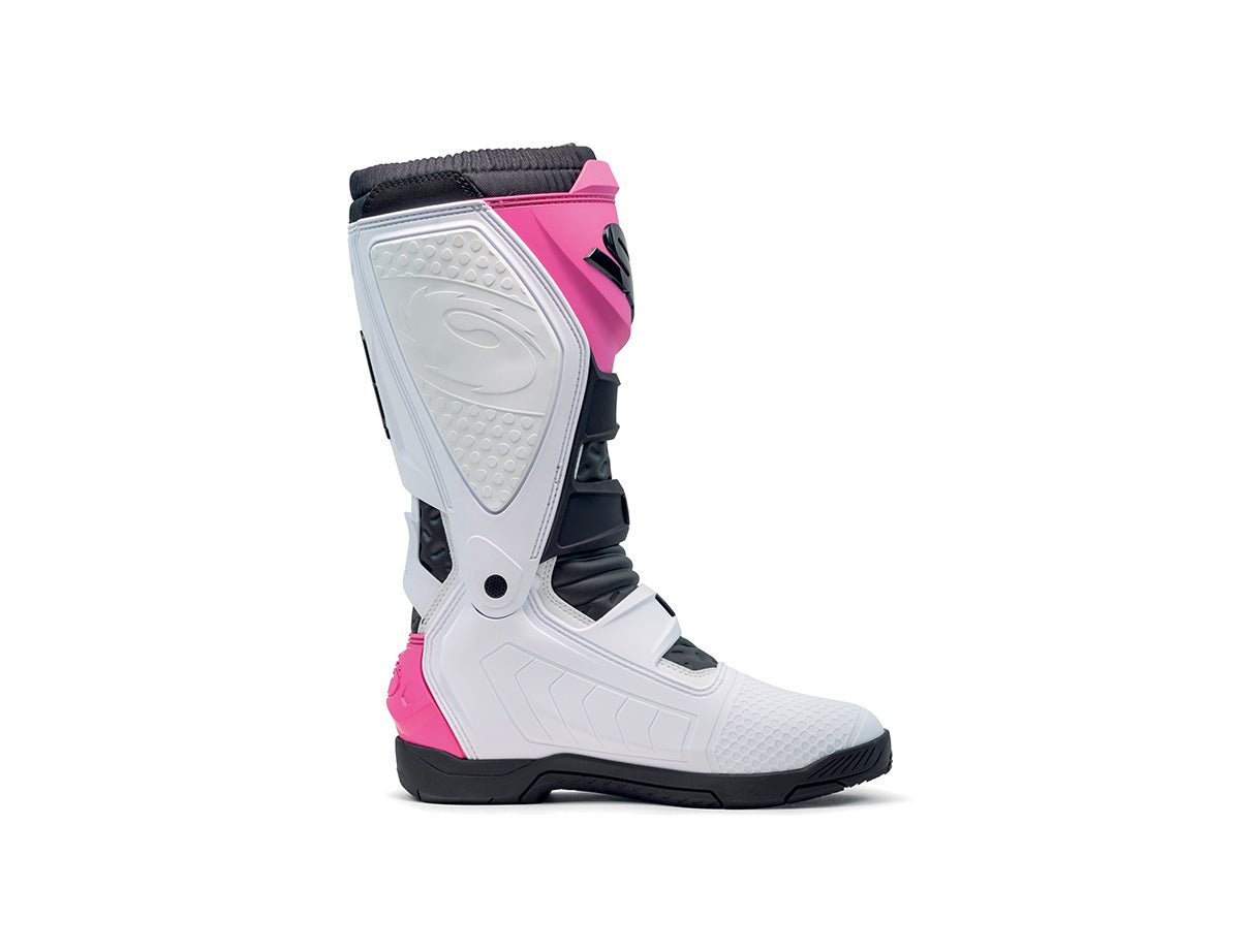 Stivali Moto Cross Sidi X-Power SC Bianco/Nero/Rosa - immagine 2