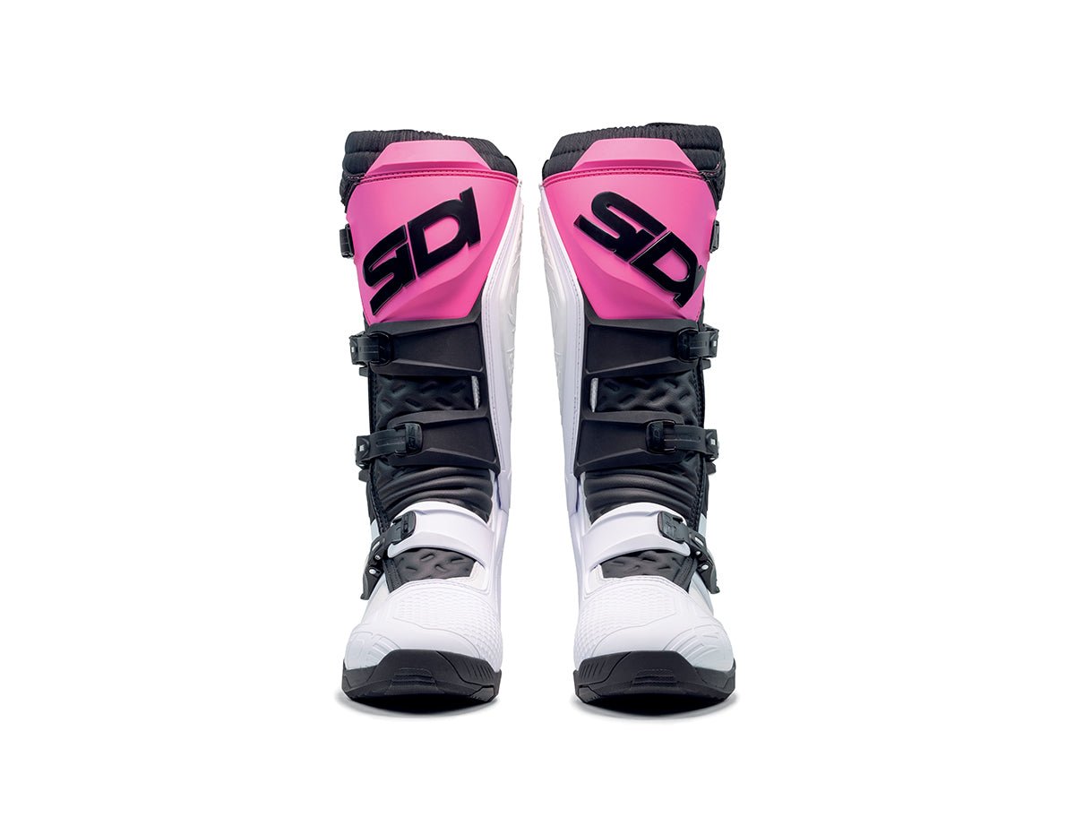 Stivali Moto Cross Sidi X-Power SC Bianco/Nero/Rosa - immagine 3