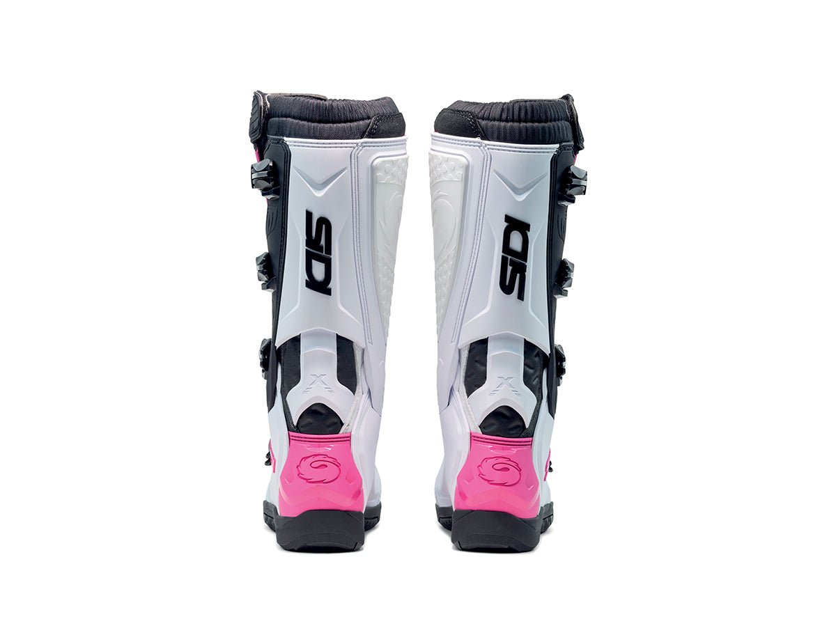 Stivali Moto Cross Sidi X-Power SC Bianco/Nero/Rosa - immagine 4