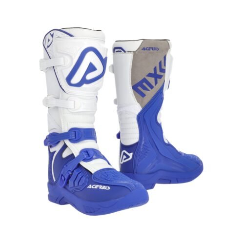 Stivali Moto Cross Acerbis X-Team Bianco/Blu