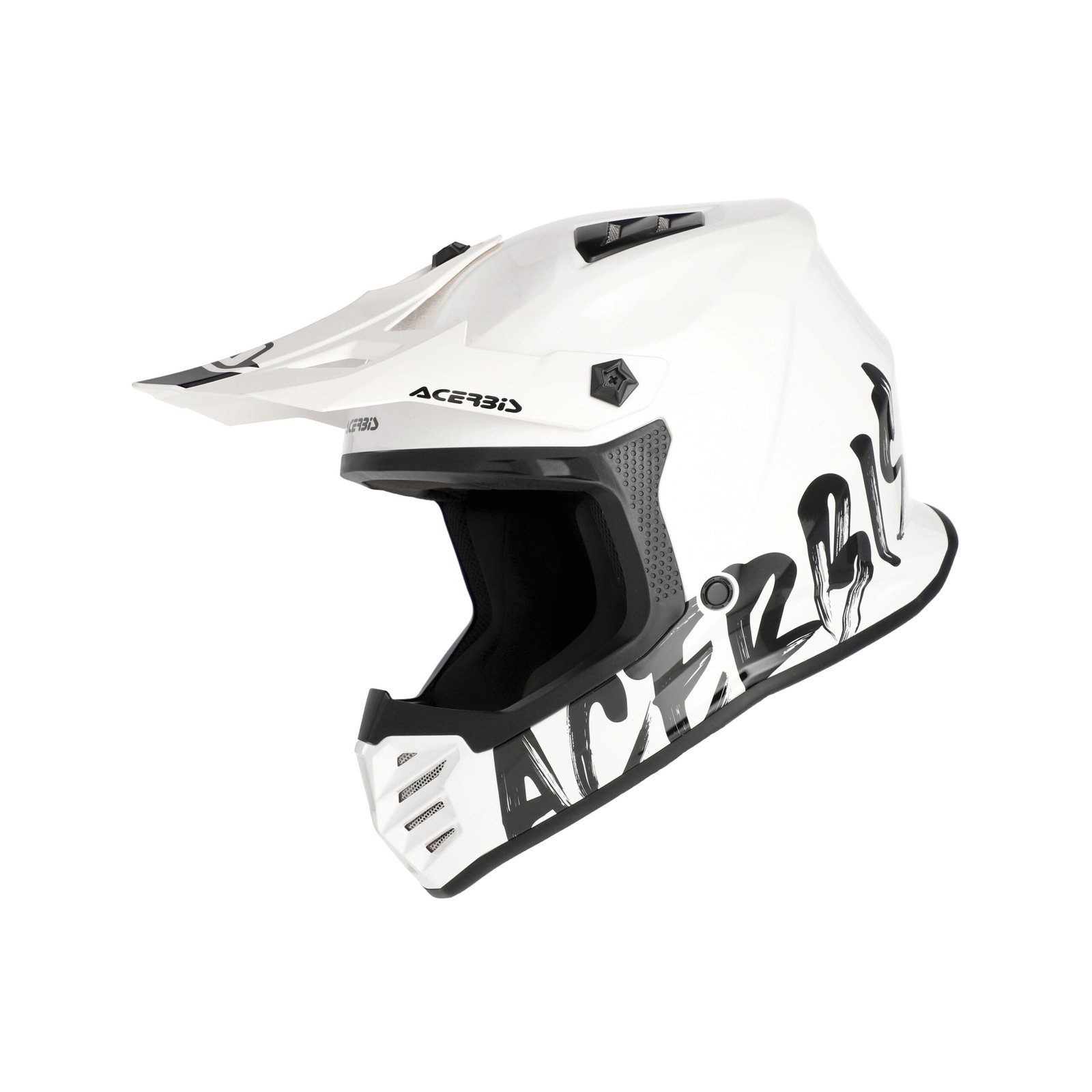 Casco Moto Cross Acerbis Profile Junior Bianco