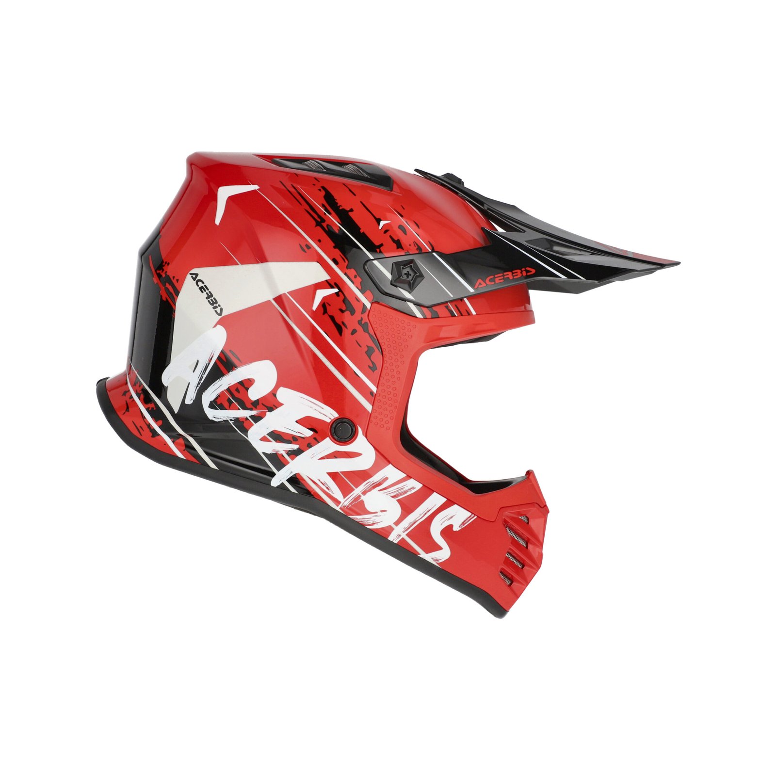 Casco Moto Cross Acerbis Profile Junior Rosso/Nero - immagine 2