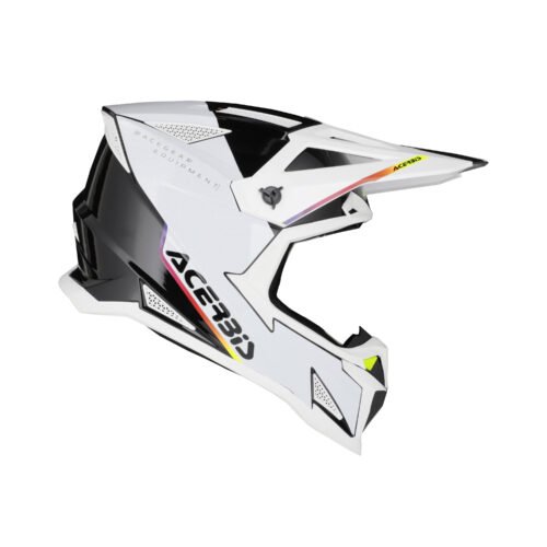 Casco Moto Cross Acerbis T711 Bianco/Nero