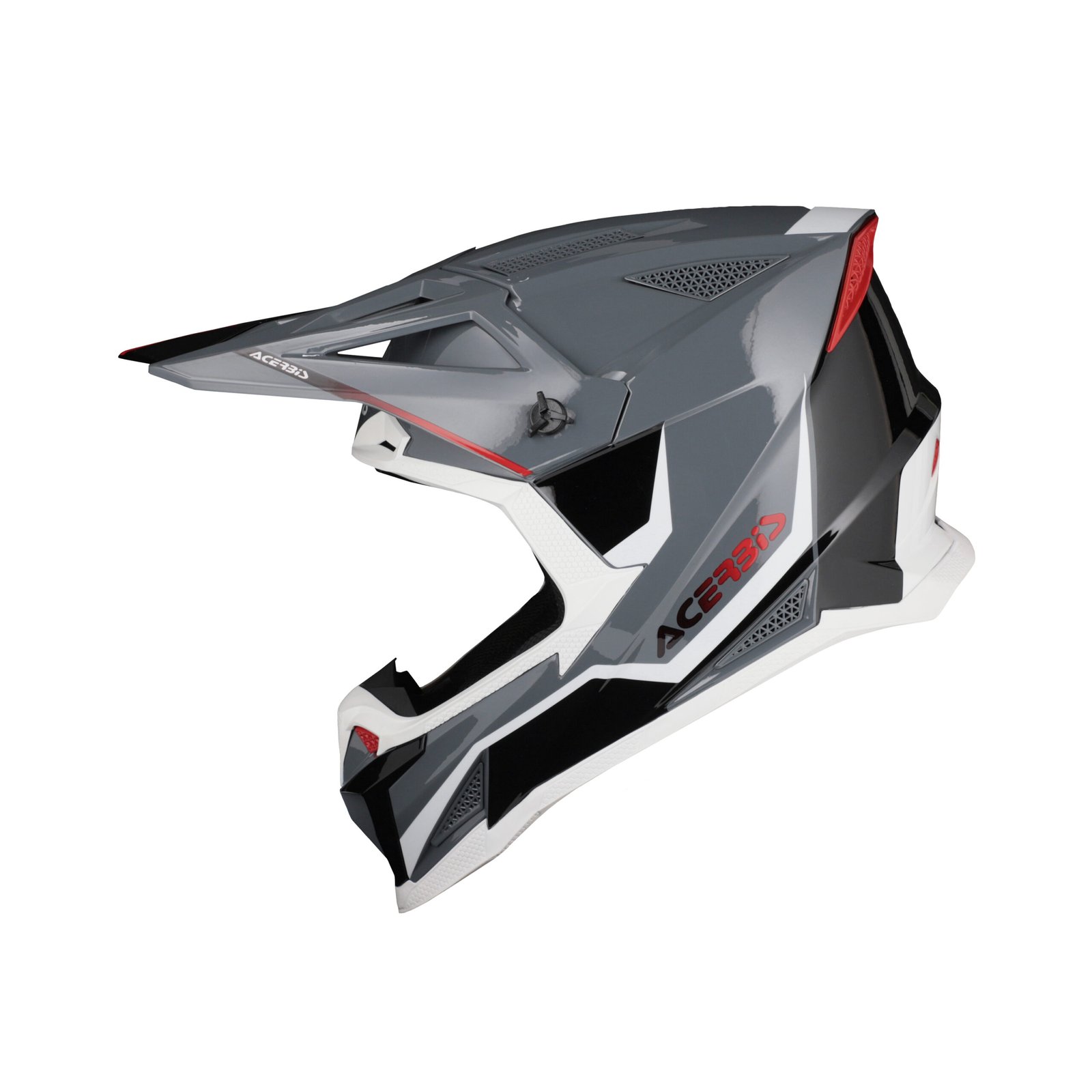 Casco Moto Cross Acerbis T711 Grigio/Nero - immagine 3