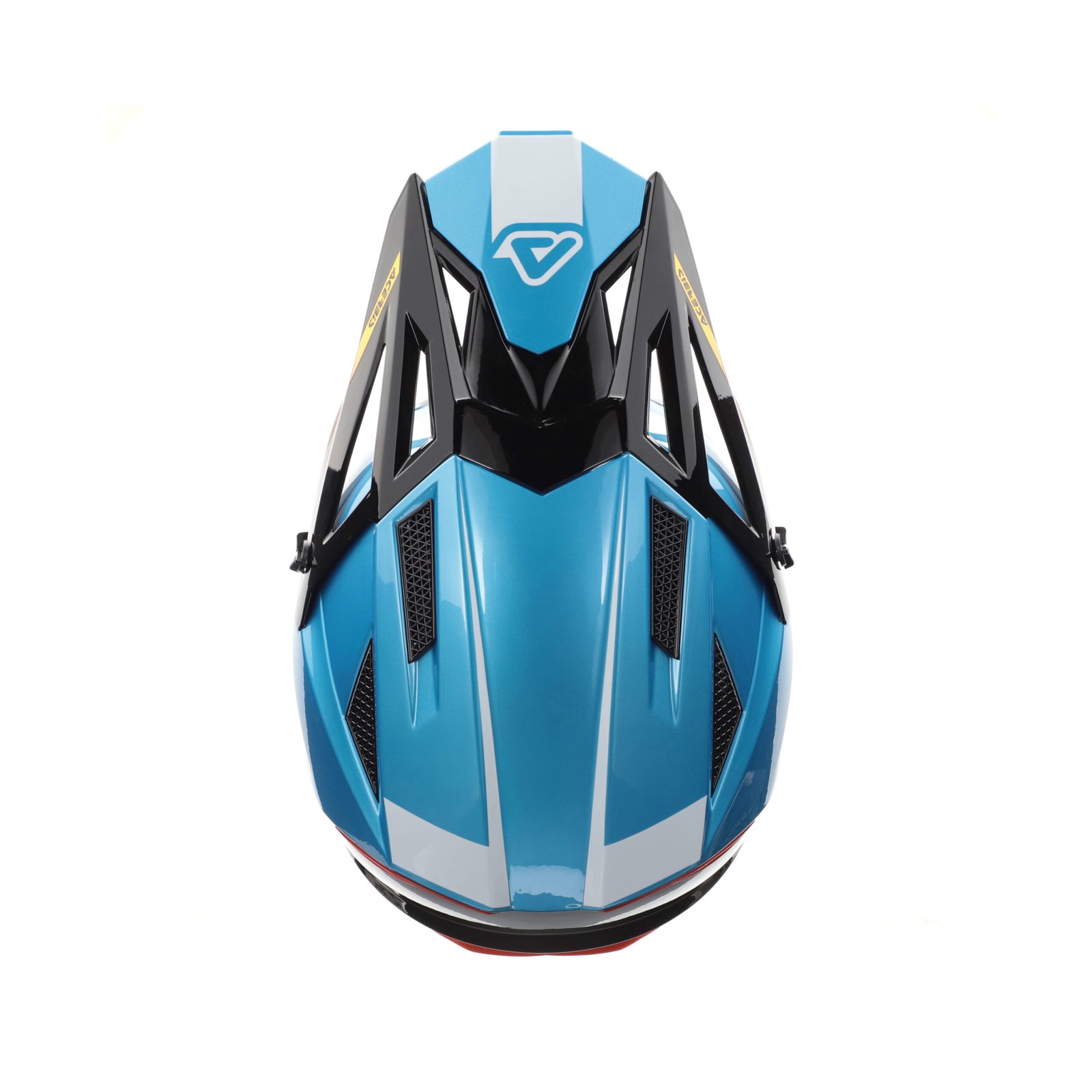Casco Moto Cross Acerbis T711 Azzurro/Bianco - immagine 2