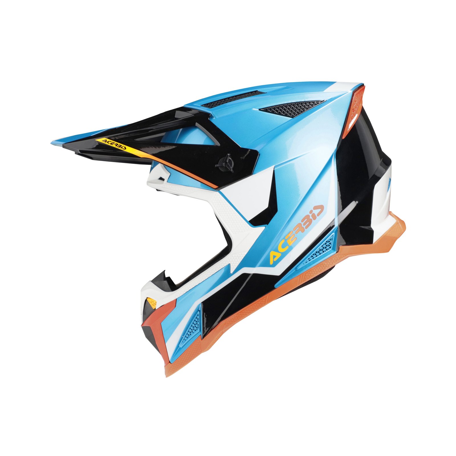 Casco Moto Cross Acerbis T711 Azzurro/Bianco - immagine 3