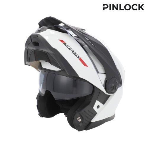 Casco Moto Modulare Acerbis Rider Bianco