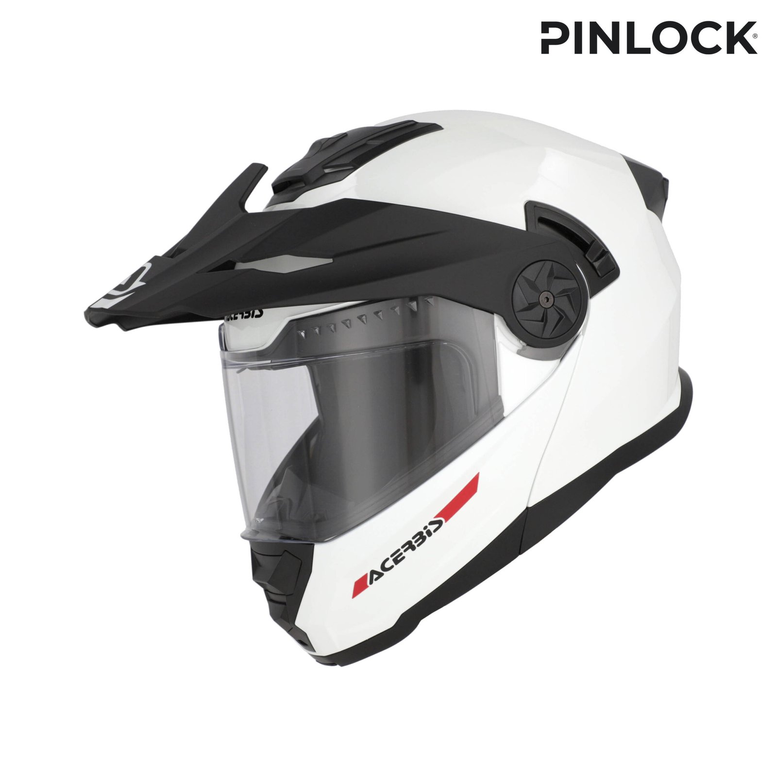 Casco Moto Modulare Acerbis Rider Bianco - immagine 2