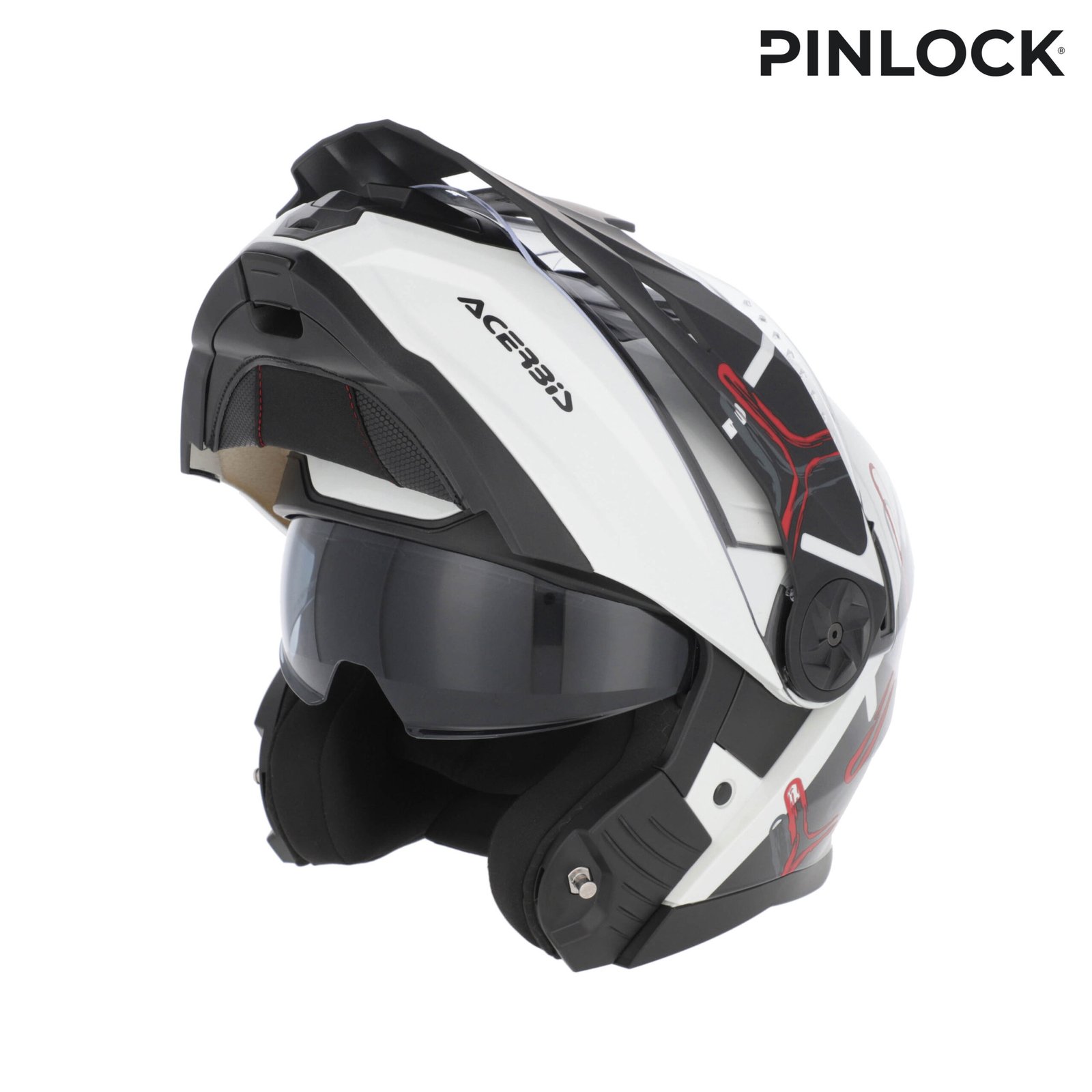 Casco Moto Modulare Acerbis Rider Bianco/Nero