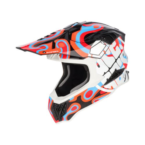 Casco Moto Cross Acerbis Airstrike-X Nero/Arancio