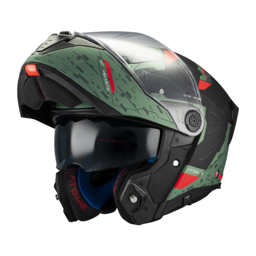Casco Modulare MT Helmets Atom 2 SV Highlands C6 Opaco