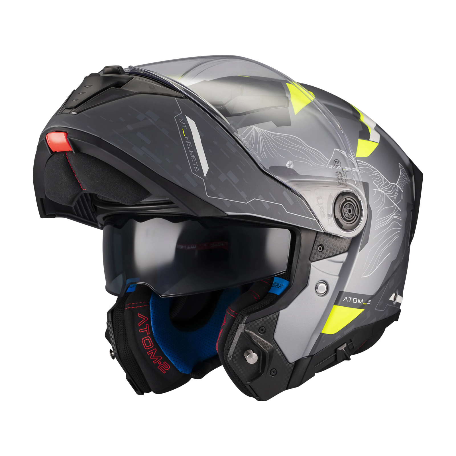Casco Modulare MT Helmets Atom 2 SV Highlands E2 Opaco