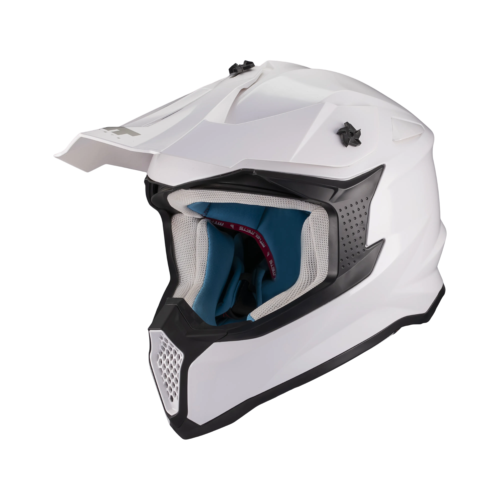 Casco Cross MT Helmets Falcon S Pure A0 Lucido Perla