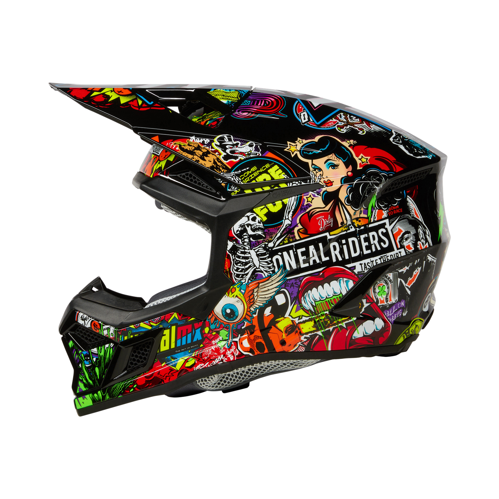 Casco Moto Cross O'Neal 3SRS Crank V.24 Multi - immagine 3