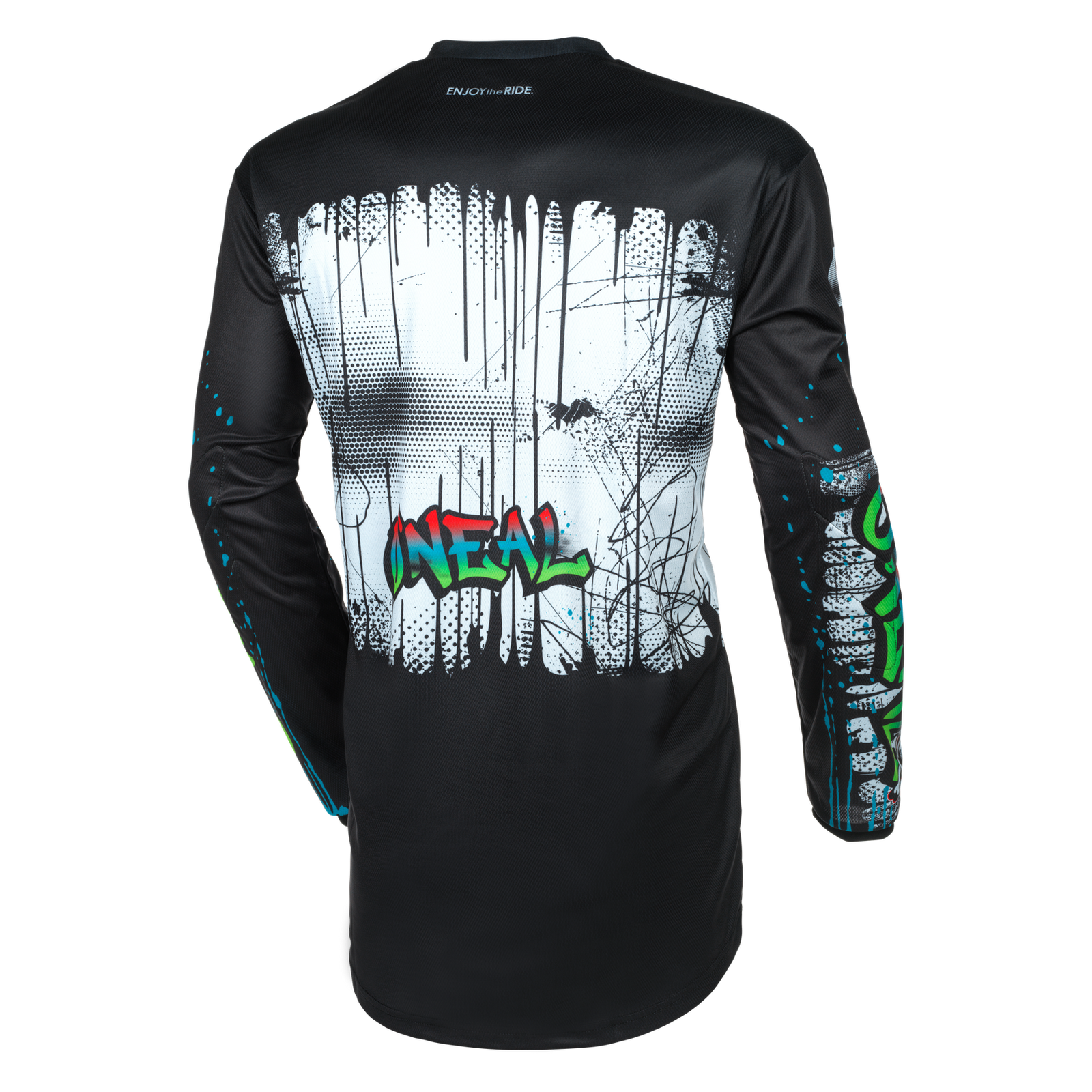 Completo Motocross O'Neal Element Rancid Nero/Bianco (Maglia + Pantaloni) - immagine 2