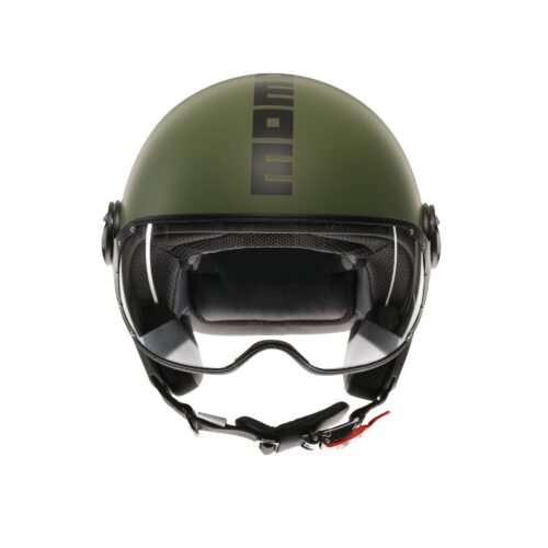 Casco Jet Momodesign FGTR Classic Mono Matt Military Green/Black