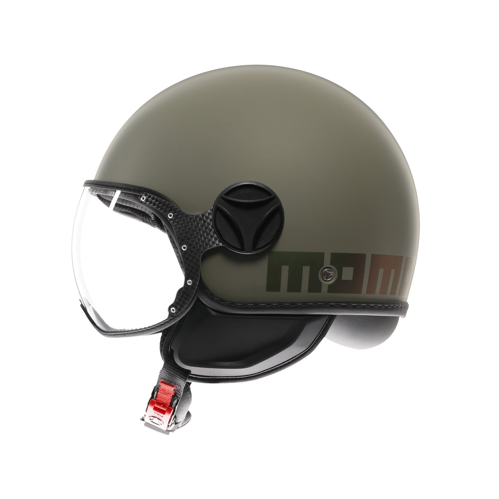Casco Jet Momodesign FGTR Classic Flip Matt Green/Bronze - immagine 3
