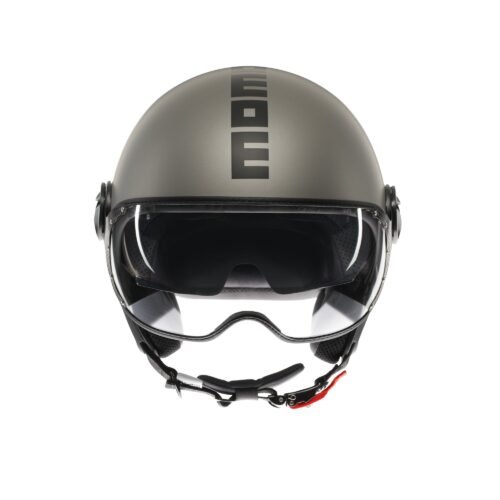 Casco Jet Momodesign FGTR Evo Mono Matt Titanium Frost/Black