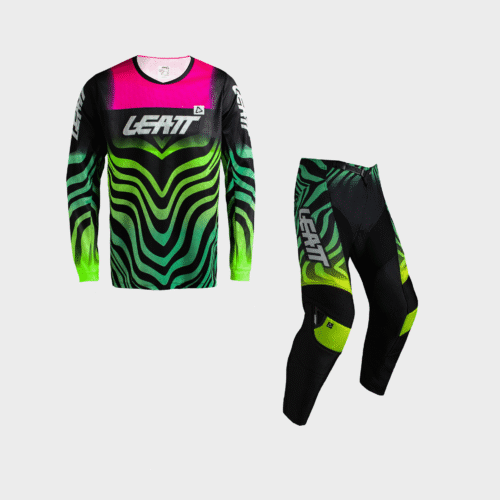 Completo Cross Leatt Moto 3.5 Ride Kit Tiger Rosa