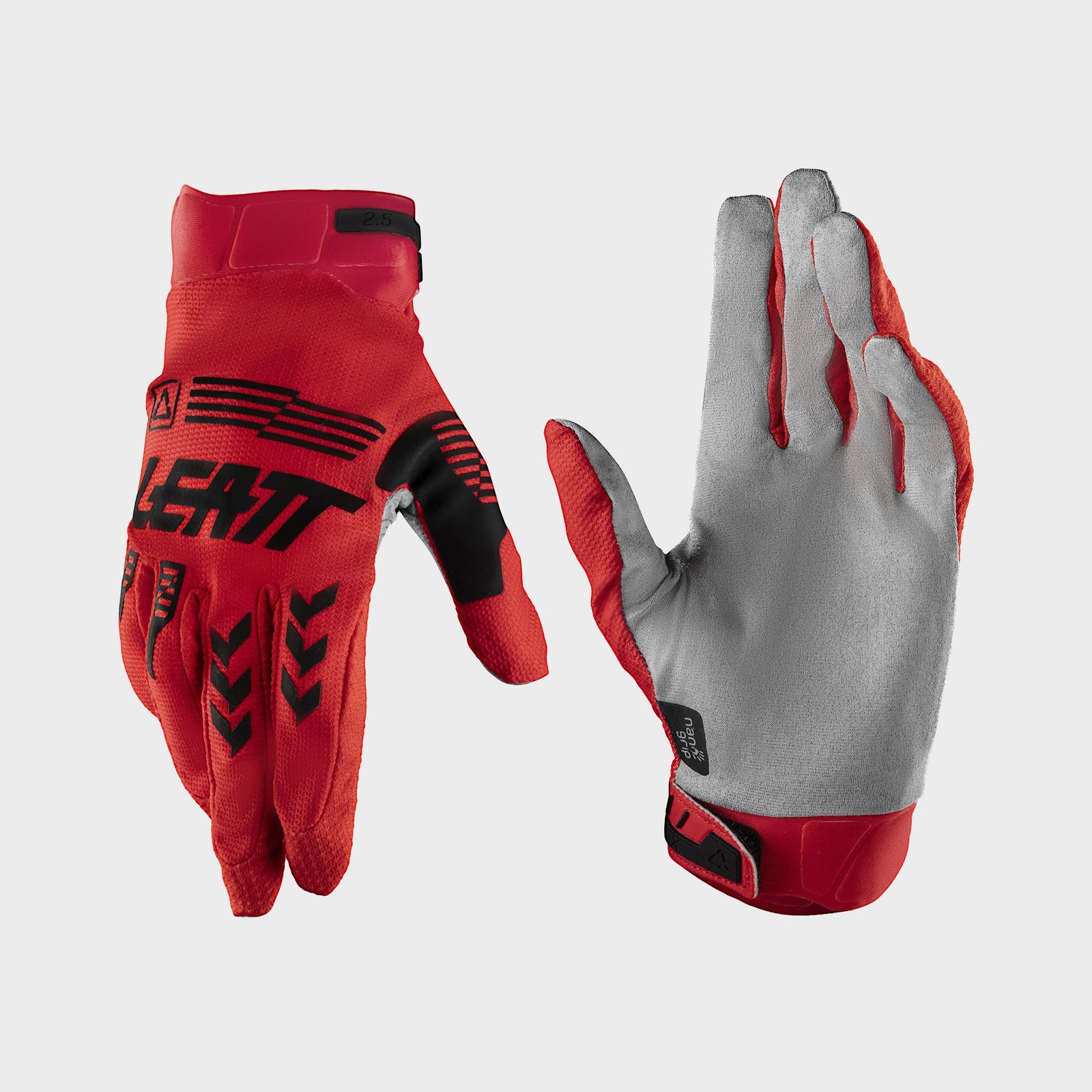 Guanti Moto Cross Bambino Leatt Moto 2.5 X-Flow Junior Rosso