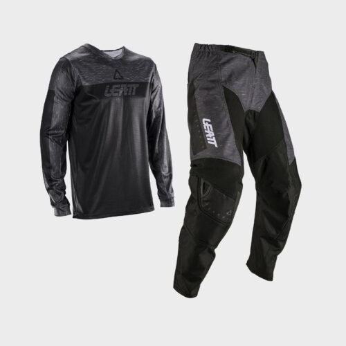 Completo Cross Leatt Moto 3.5 Ride Kit Stealth Nero/Grigio